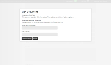 Feature: Electronic Signatures